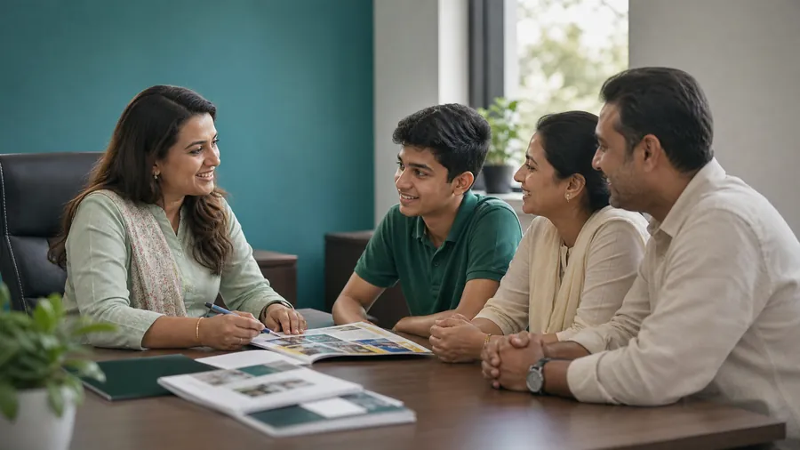 An Edvia advisory session with students
