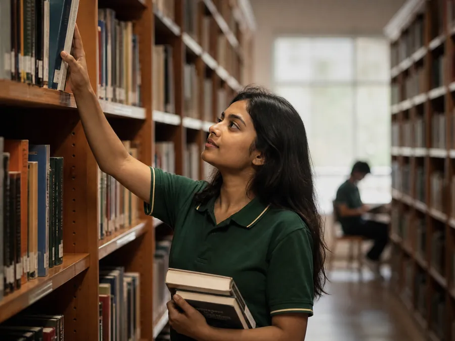 Library reading area